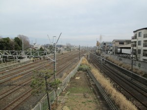 JRと京成の跨線橋