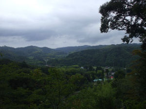 七面山展望公園からの眺め
